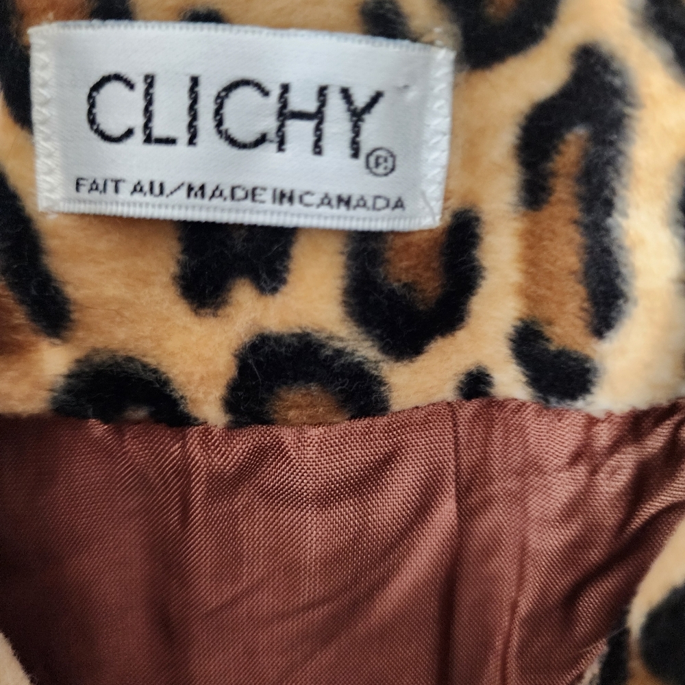 Vintage Clichy Leopard Print Jacket - Picture 4 of 7